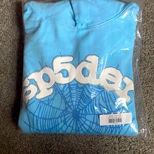 this is a new spider hoodie that was just bought and not even out of the pack